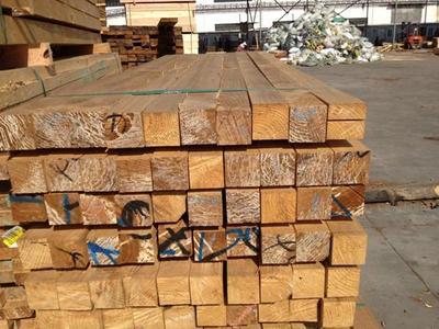 上海丰英建材市场部 优质花旗松枕木加工供应与价格解析